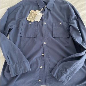 Island Company Aviator blue shirt
